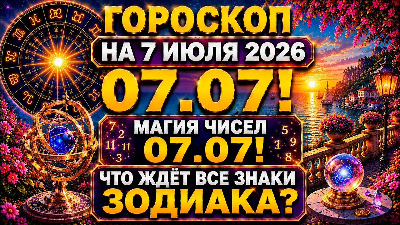Гороскоп На Сегодня 7 Июля 2026 Все Знаки Зодиака